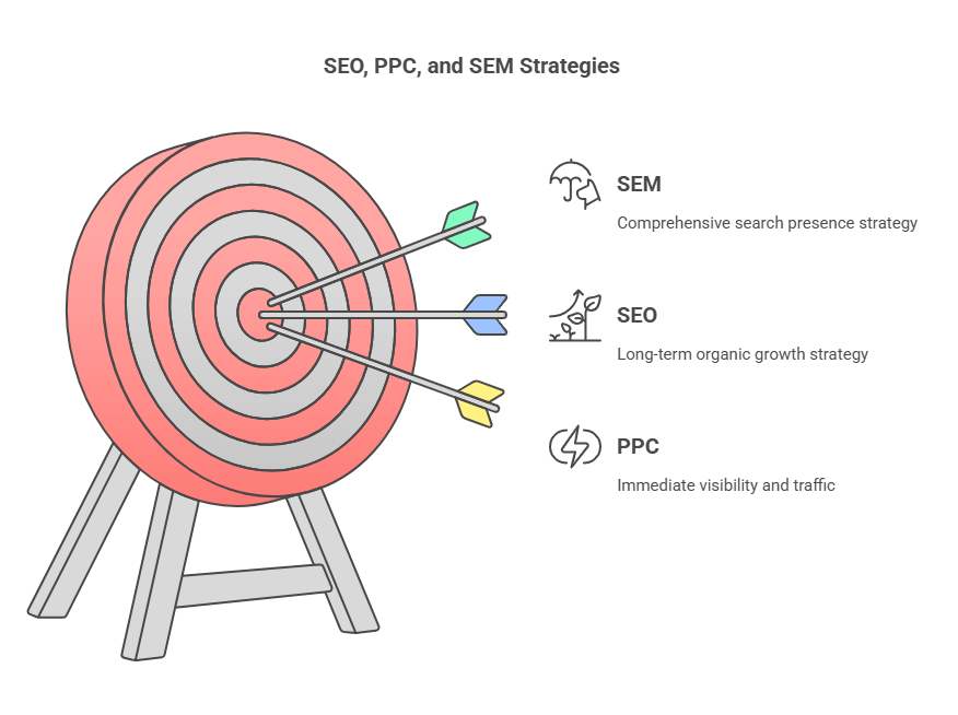 SEO vs. PPC vs. SEM